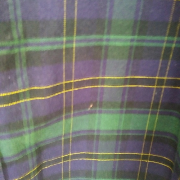 Ralph Lauren Blue-Green Plaid Longsleeve Shirt - Picture 4 of 4